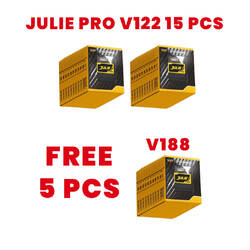 Julie Pro V122 15 pcs + Free 5 Pcs Julie Pro Platinum Universal ( V118 )