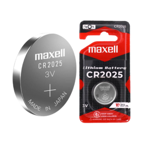 Maxell CR2025 Universal Battery Cell Card (1 Piece Packaging)