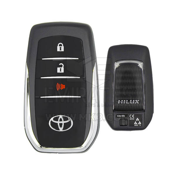 Chave remota inteligente original Toyota Hilux 2016-2023 433MHz 89904-0K061 / 89904-0K490