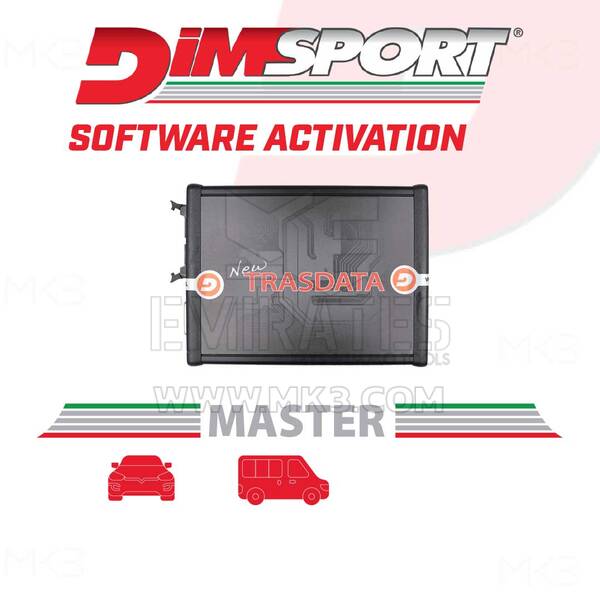 Dimsport - NEW TRASDATA MASTER - CAR & LIGHT COMMERCIAL VEHICLE (AV34NT001C) Activation