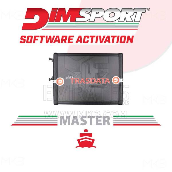 Dimsport - NEW TRASDATA MASTER - MARINE APPLICATIONS (AV34NT001M) Activation