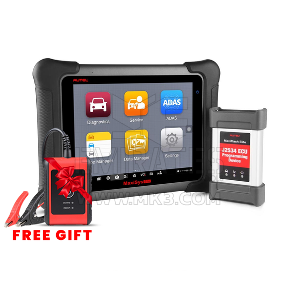 Autel MaxiSYS Elite OBD2 Bi-Directional Diagnostic Scanner And J2534 VCI & Free MaxiBAS BT506