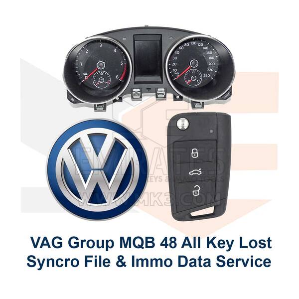 VAG Group MQB 48 All Key Lost Syncro File & Immo Data Service