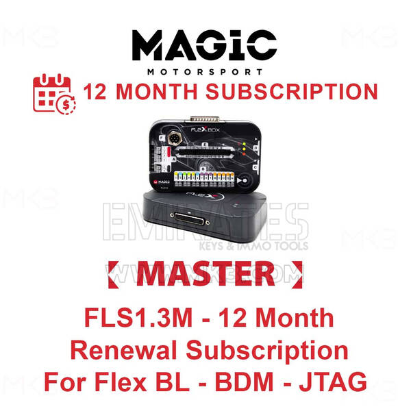 MAGIC FLS1.3M 12 Month Renewal Subscription For Flex BL - BDM - JTAG Master