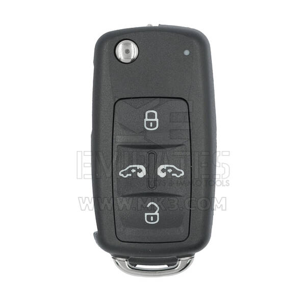 Volkswagen UDS Flip Remote Key Shell 4 Buttons Slider Door