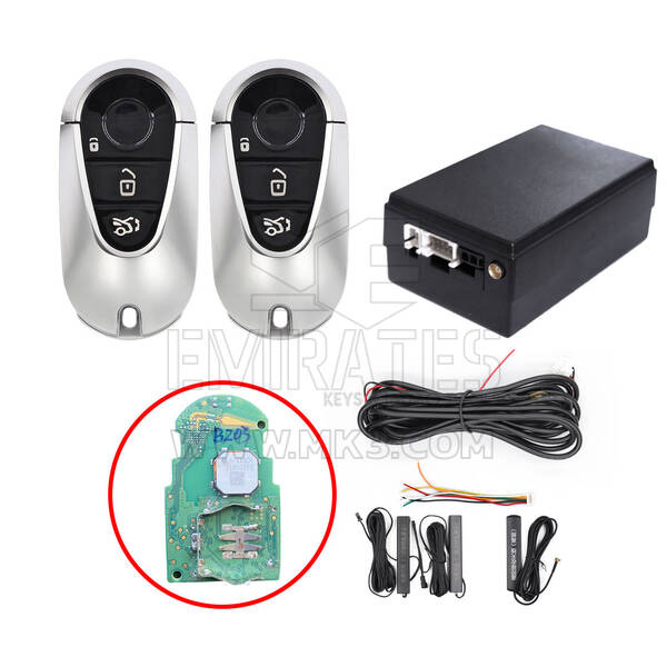 El kit de entrada sin llave para automóviles Mercedes FBS4 funciona con el botón de arranque OEM de fábrica (Agregar clave) ESW309C-BE3
