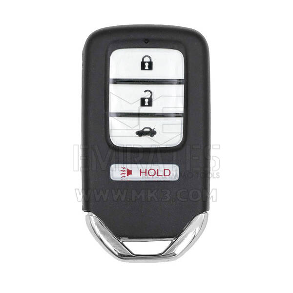 Coque de clé télécommande intelligente Honda 3+1 boutons, coffre de berline