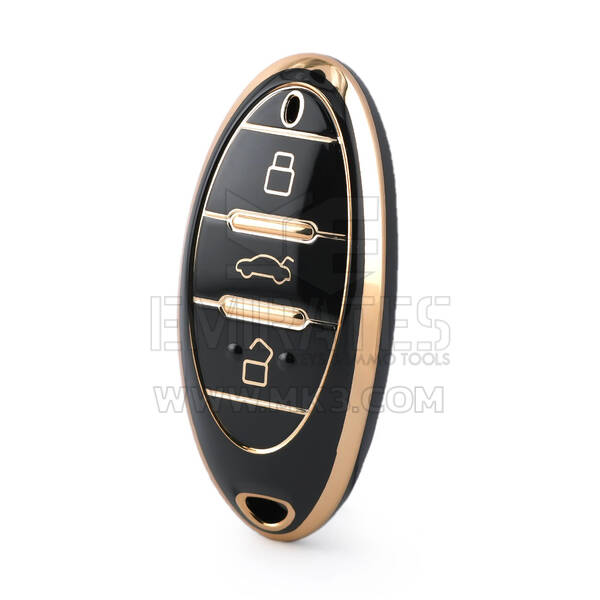 Nano – housse de haute qualité pour clé télécommande Bestunt, 3 boutons, couleur noire, BT-A11J