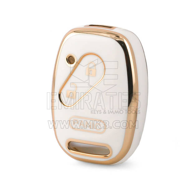 Nano – couvercle de haute qualité pour clé télécommande Honda, 3 boutons, couleur blanche, HD-J11J3B