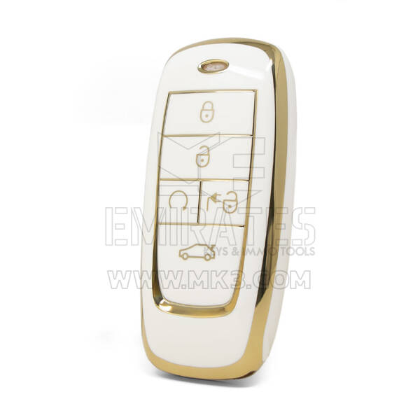 Nano – housse de haute qualité pour clé télécommande intelligente Trumpchi, 5 boutons, couleur blanche, CQ-B11J