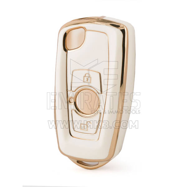 Nano couvercle de haute qualité pour clé télécommande Dongfeng, 2 boutons, couleur blanche, DF-C11J