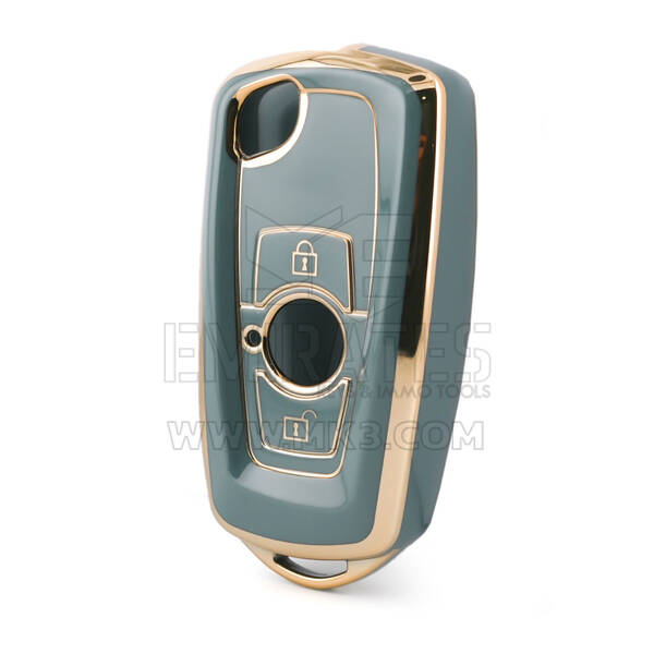 Nano – couvercle de haute qualité pour clé télécommande Dongfeng, 2 boutons, couleur grise, DF-C11J