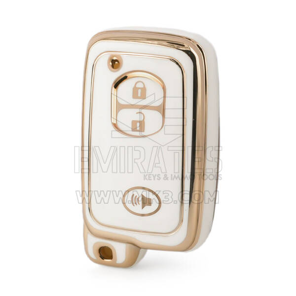 Capa nano de alta qualidade para chave remota Toyota 3 botões cor cinza TYT-H11J3B