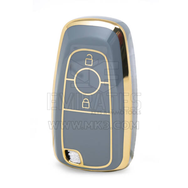 Нано-чехол высокого качества для дистанционного ключа Ford с 2 кнопками серого цвета Ford-B11J2