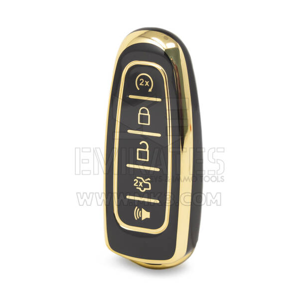 Нано-чехол высокого качества для дистанционного ключа Ford с 5 кнопками черного цвета Ford-J11J