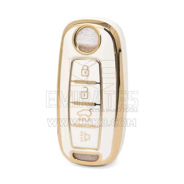 Nano – couvercle de haute qualité pour clé télécommande Venucia, 4 boutons, couleur blanche, VNC-A11J4