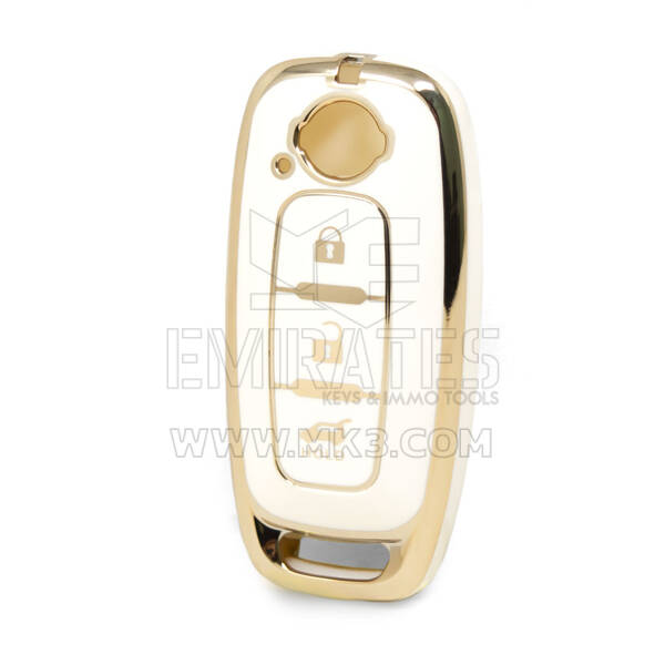 Cover Nano di alta qualità per chiave remota Nissan 3 pulsanti colore bianco NS-C11J3