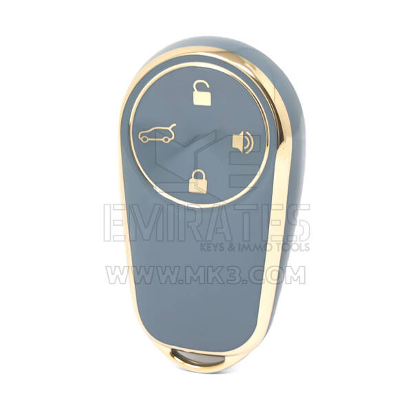 Nano – couvercle de haute qualité pour clé télécommande NIO, 4 boutons, couleur grise, NIO-A11J