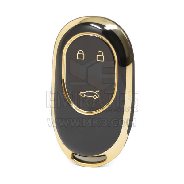 Nano – couvercle de haute qualité pour clé télécommande NIO, 3 boutons, couleur noire, NIO-B11J