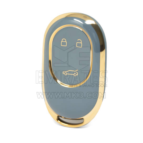 Nano – couvercle de haute qualité pour clé télécommande NIO, 3 boutons, couleur grise, NIO-B11J