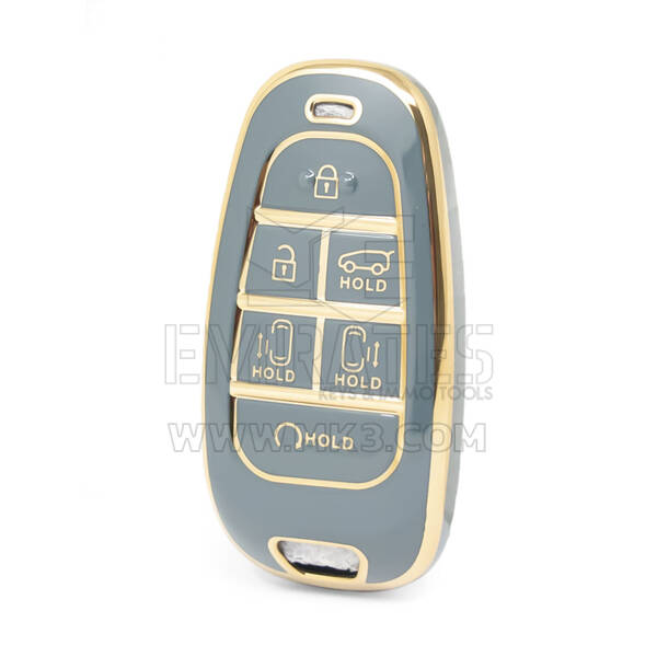 Cover Nano di alta qualità per chiave remota Hyundai 6 pulsanti colore grigio HY-H11J6A