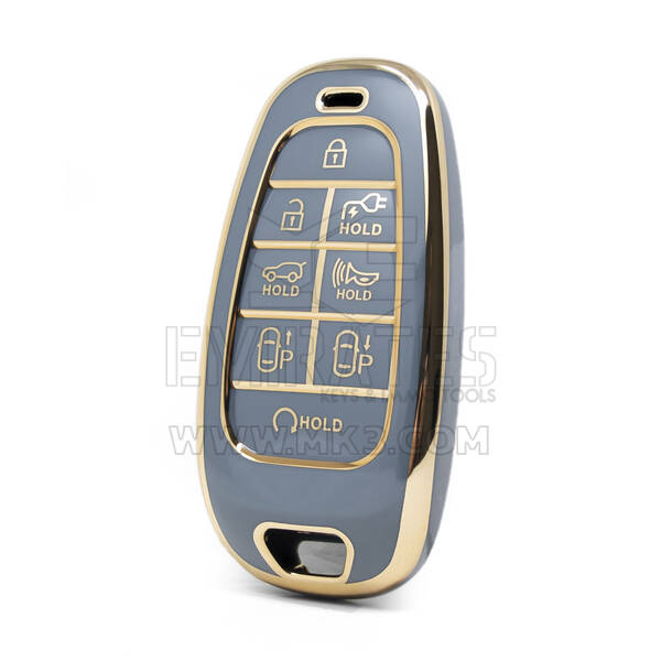 Cover Nano di alta qualità per chiave remota Hyundai 8 pulsanti colore grigio HY-H11J8