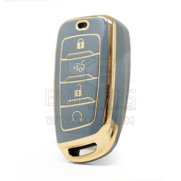 غطاء نانو عالي الجودة لمفتاح ريموت تشانجان 4 ازرار لون رمادى CA-D11J