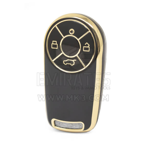 غطاء نانو عالي الجودة لمفتاح ريموت الحائط العظيم 4 ازرار لون اسود GW-D11J