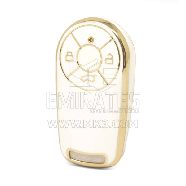 غطاء نانو عالي الجودة لمفتاح ريموت الحائط العظيم 4 ازرار لون ابيض GW-D11J