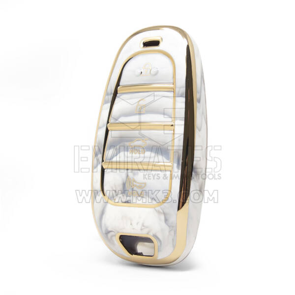 Cover in marmo Nano di alta qualità per chiave remota Hyundai 4 pulsanti colore bianco HY-H12J4A