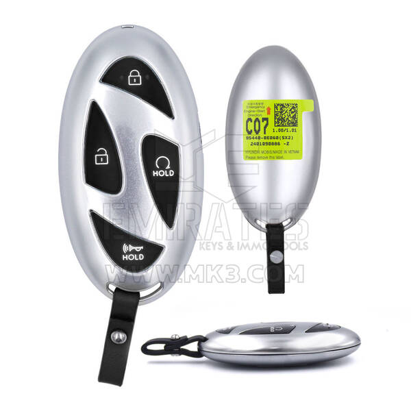 Hyundai Kona 2024 Chiave telecomando intelligente originale 3+1 pulsanti 433 MHz 95440-BE060