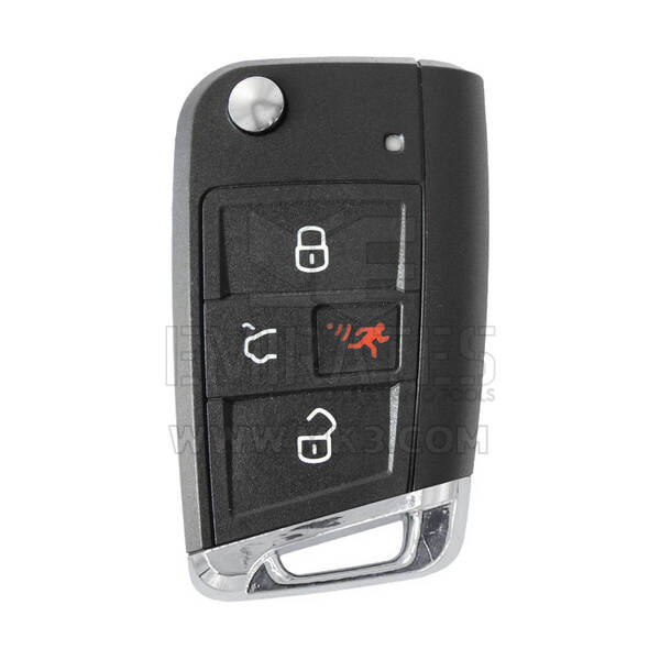 Volkswagen Golf MQB 2015 Flip Remote Key Shell 3+1 Buttons
