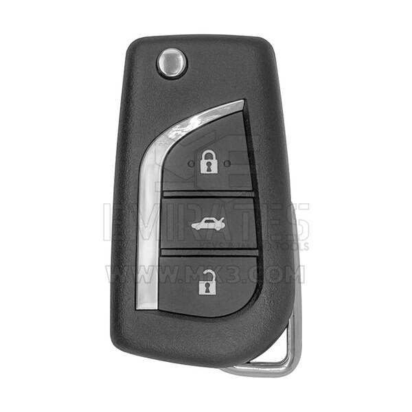 Chave remota flip original Toyota Corolla 3 botões 433 MHz