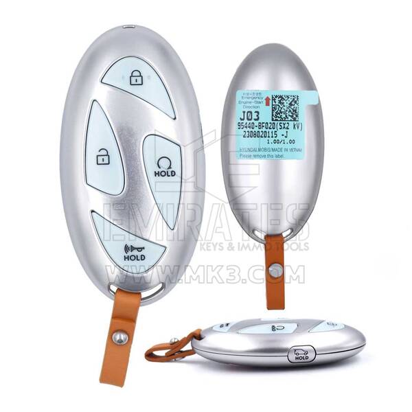 Chiave telecomando intelligente originale Hyundai 2023 4+1 pulsanti 433 MHz 95440-BF020