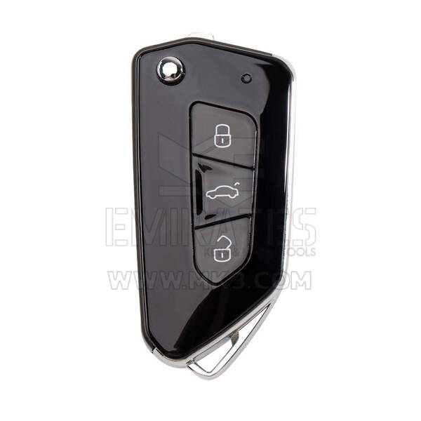 Xhorse All Black Style 3 Buttons Universal Wired Remote Key XKGA81EN