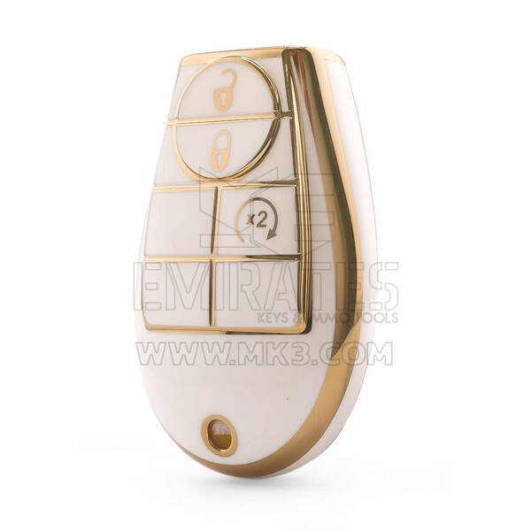 Нано Высококачественный Чехол Для Дистанционного Ключа Dodge 3 Кнопки Белый Цвет Dodge-A11J3