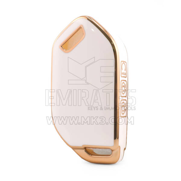 Housse Nano de haute qualité pour clé télécommande Kia 7 boutons couleur blanche KIA-S11J7A