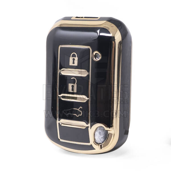 Nano High Quality Cover For Mitsubishi Remote Key 3 Button Black Color MSB-C11J