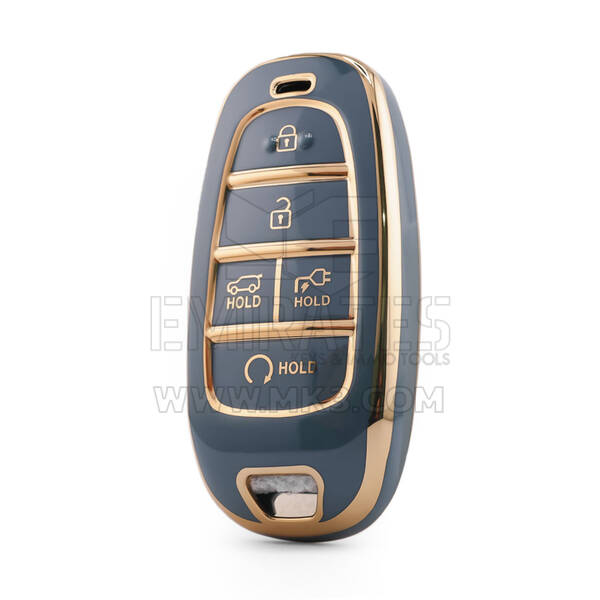 Cover di alta qualità nano per chiave telecomando Hyundai 5 pulsanti colore grigio HY-H11J5B