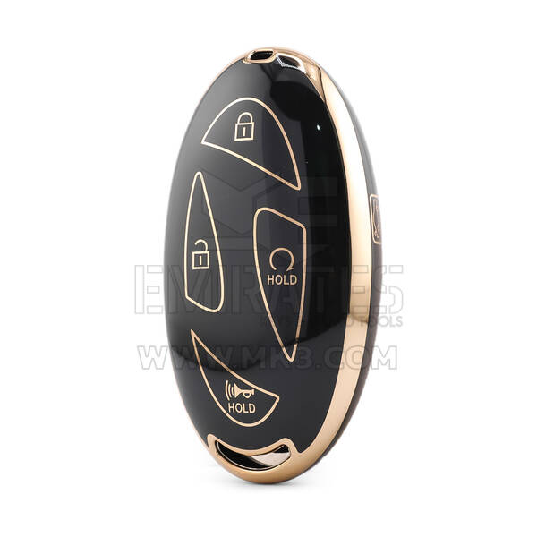 Cover di alta qualità nano per chiave telecomando Hyundai 5 pulsanti colore nero HY-L11J5A