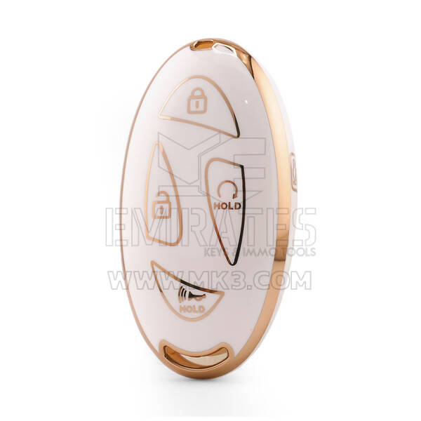 Cover di alta qualità nano per chiave telecomando Hyundai 5 pulsanti colore bianco HY-L11J5A
