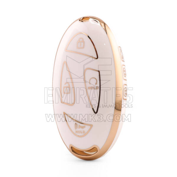 Cover di alta qualità nano per chiave telecomando Hyundai 7 pulsanti colore bianco HY-L11J7A