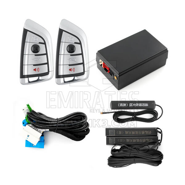 Keyless Entry Kit For BMW Cars Works with Factory OEM Push Start Button (Add Key) ESW312N-BM2