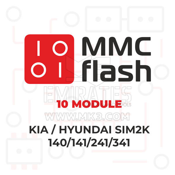 MMCFlash - 10 Модуль, Kia / Hyundai SIM2K 140/141/241/341