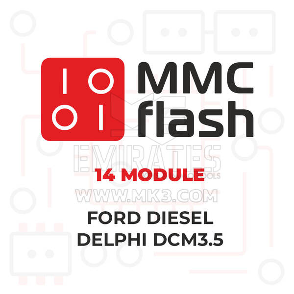 MMCFlash - 14 Modül, Ford Dizel Delphi DCM3.5
