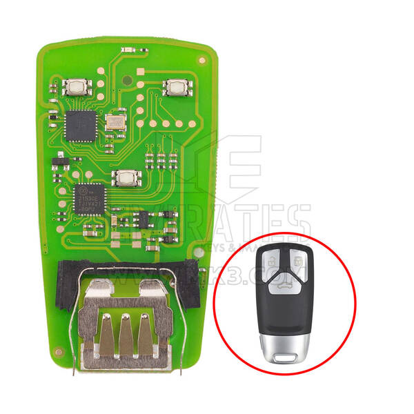 Telecomando intelligente MLB Xhorse PCB a 3 pulsanti per Audi, Volkswagen, Bentley, Portico, Lamborghini XSMA41EN