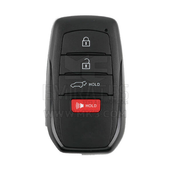 Toyota Highlander 2024 Chave Remota Inteligente 3+1 Botões 314,35/ 312,11 MHz 8990H-0E330 / 8990H-0E600 / 8990H-0C020 / 8990H-0C021