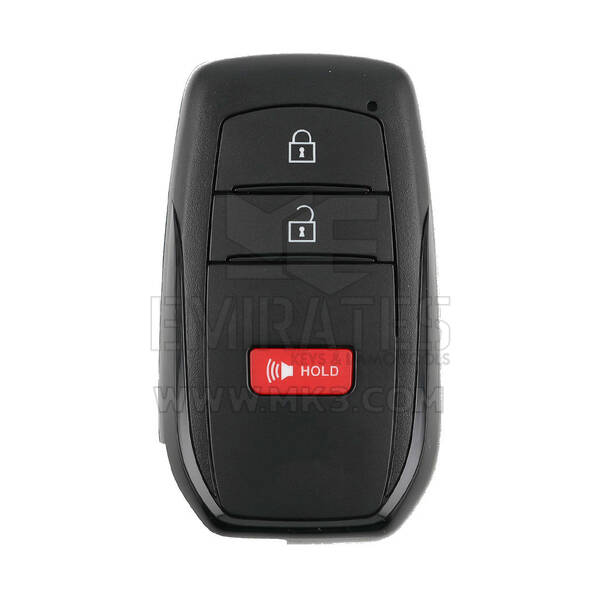 Toyota Sequoia Tacoma 2023 Chave Remota Inteligente 2+1 Botões 314,35/312,11 MHz 8990H-0C030 / 8990H-0C031 / 8990H-60750 / 8990H-60751 / 8990H-AK010 / 8990H-AK011