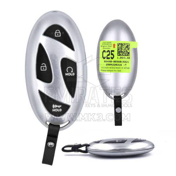 Chiave telecomando intelligente originale Hyundai Kona 2024 3+1 pulsanti 433 MHz 95440-BE560