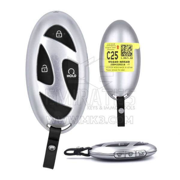 Clé télécommande intelligente d'origine Hyundai Tucson 2025 5+1 boutons 433 MHz 95440-N9540